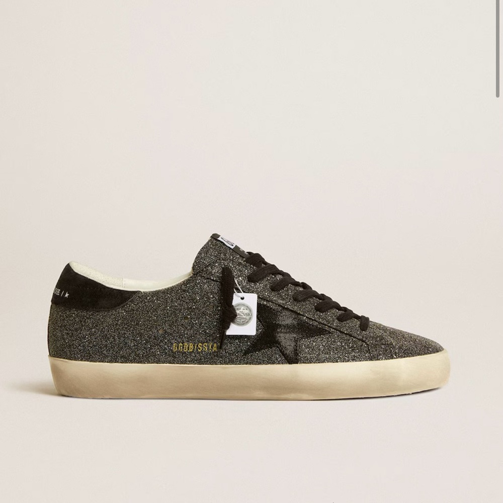 Golden Goose Men’s Super Star Classic Swarovski Sz 43